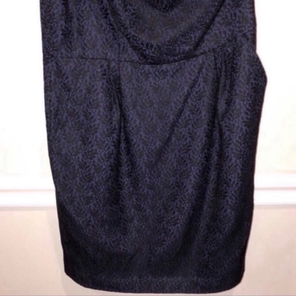 BCBGeneration NWT Navy Lace Overlay One Strap Summer Formal Cocktail Dress - Picture 6 of 8